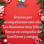 Les deseamos felices fiestas en compañia de sus seres queridos, gracias por acompañarnos este 2025.